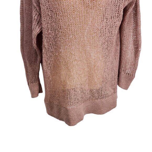 Free People Womens Mohair Loose Knit Sweater In Dusty Pink - Picture 5 of 10
